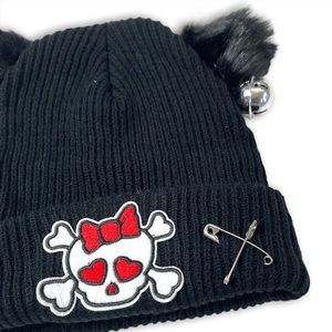 Reversible Punk Streetwear Rockstar Dark Kawaii Beanie